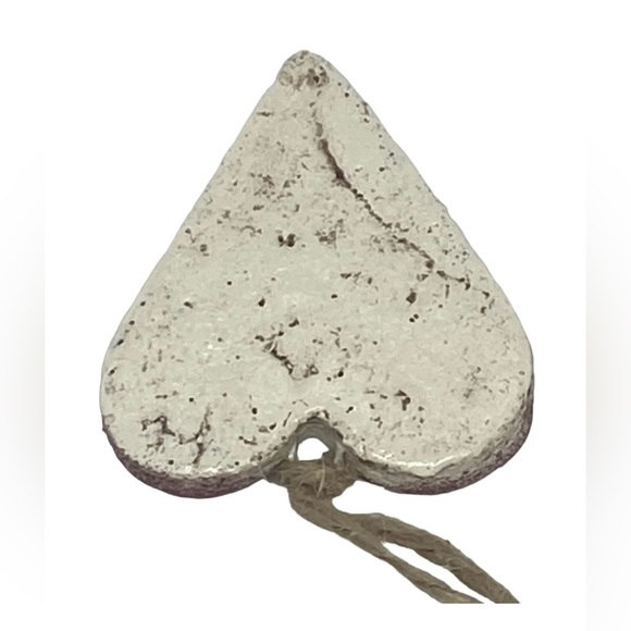 Handcrafted Retro Heart Christmas Salt Dough Ornament Red Bow Design Ukraine - Picture 11 of 16